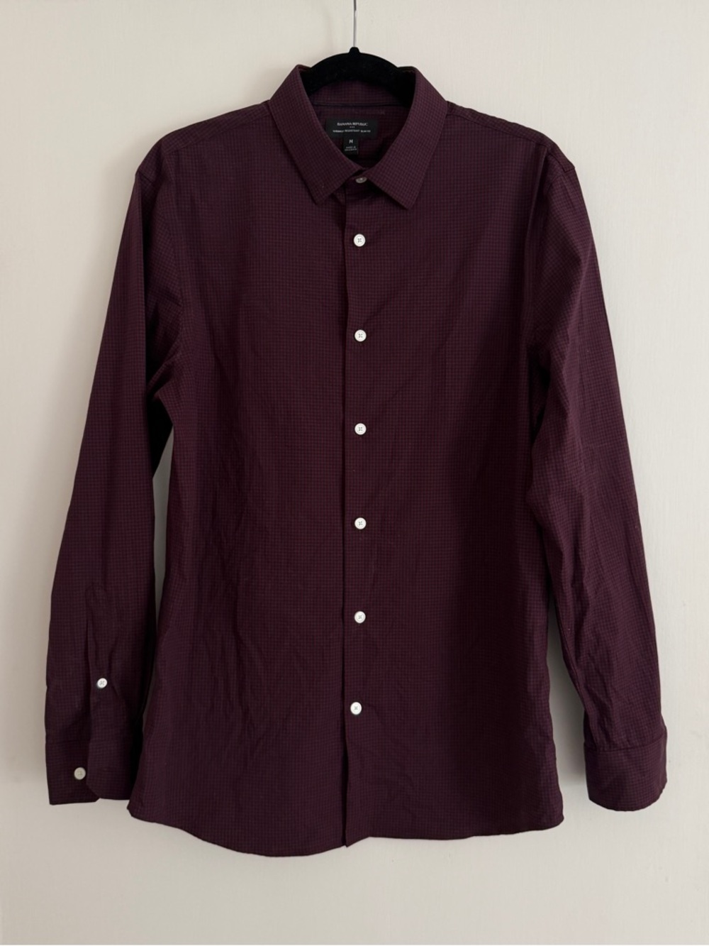 Banana Republic Men's Wrinkle Resistant Slim Fit Shirt
